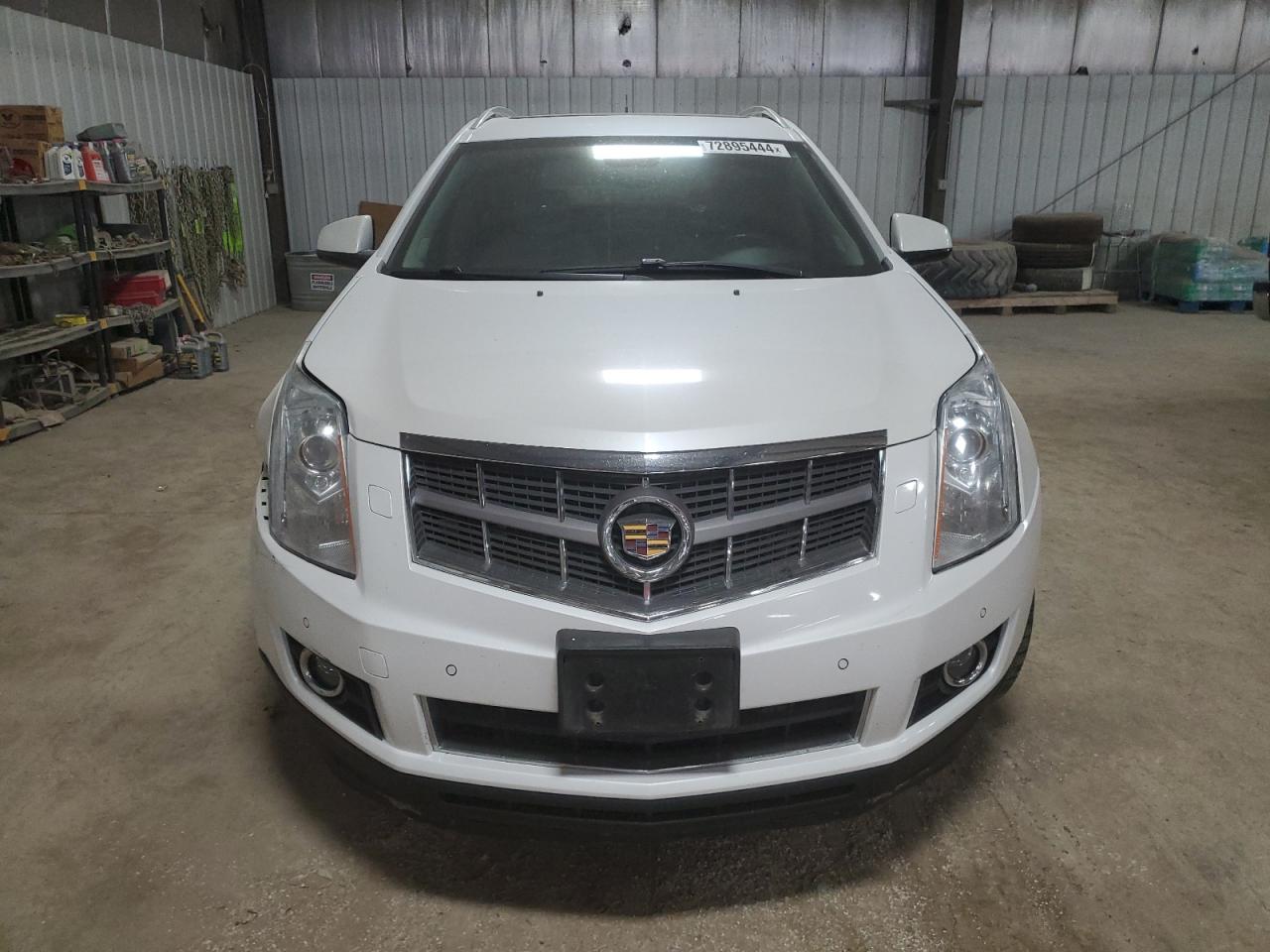 2012 Cadillac SRX VIN 3GYFNEE3XCS642132 Copart auction photo, front end / side damage thumbnail 5