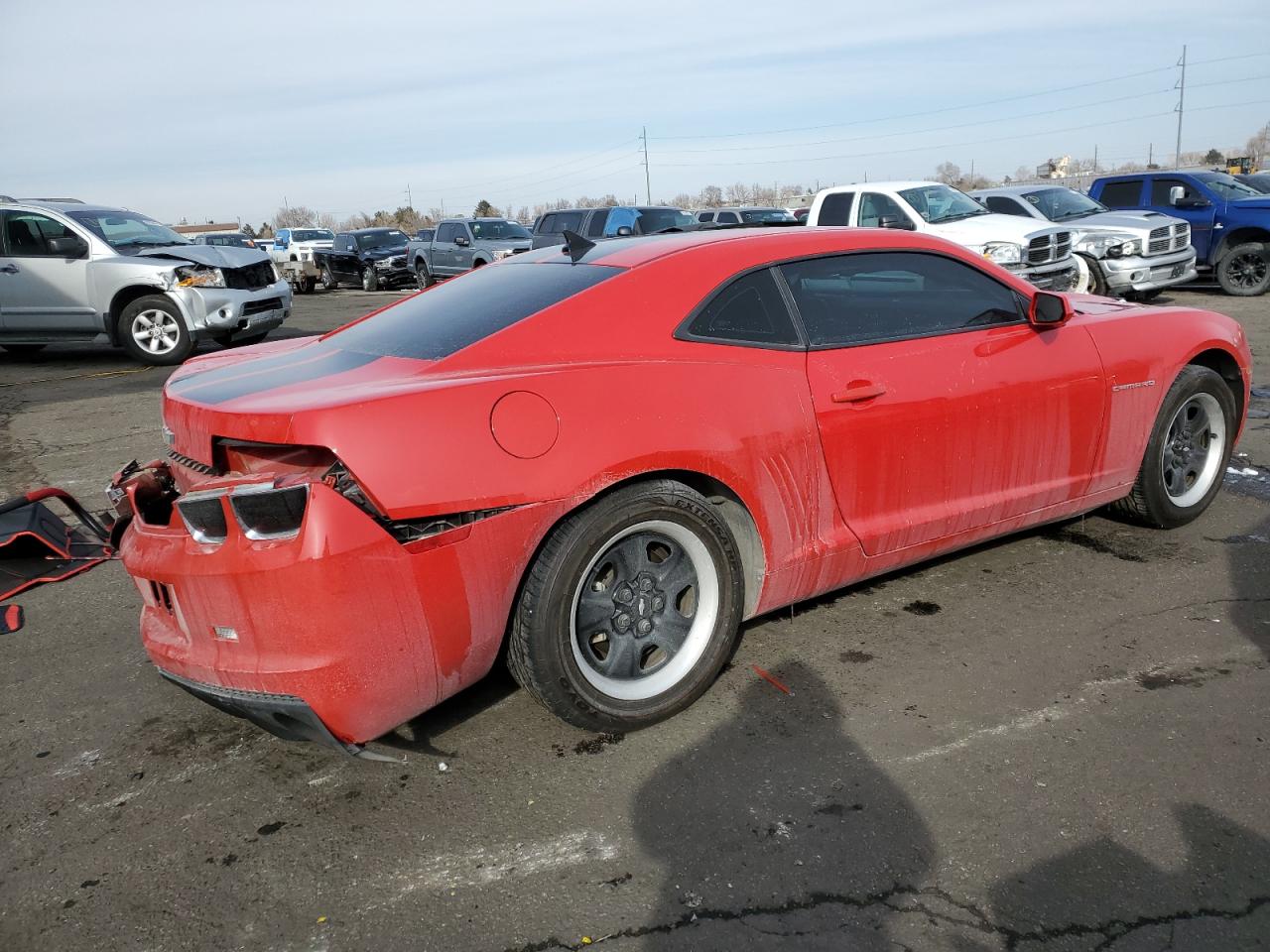 2010 Chevrolet Camaro VIN 2G1FE1EV2A9175906 Copart auction photo, rear end damage thumbnail 3