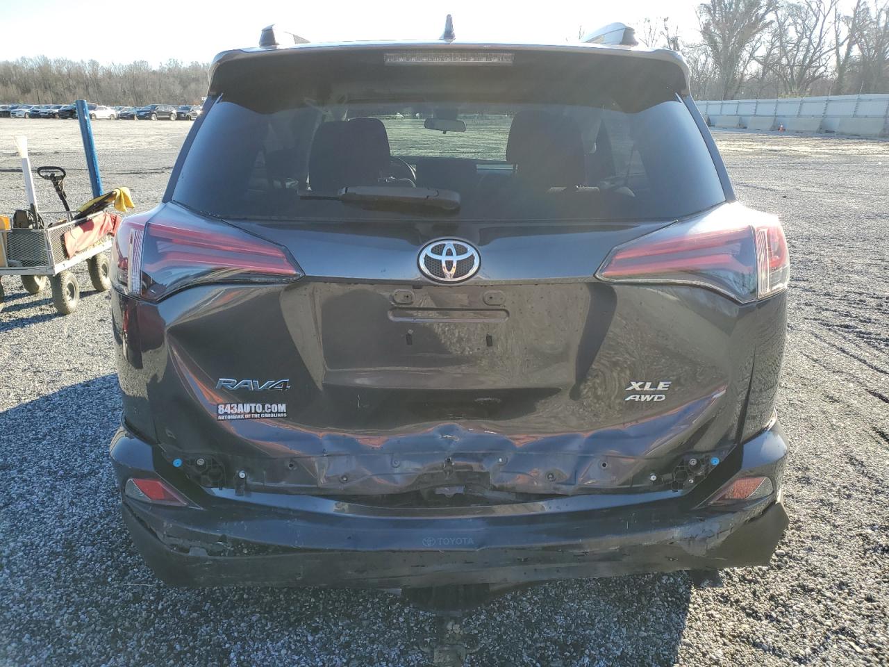 2018 Toyota RAV 4 VIN 2T3RFREV9JW745177 Copart auction photo, front end / rear end damage thumbnail 6