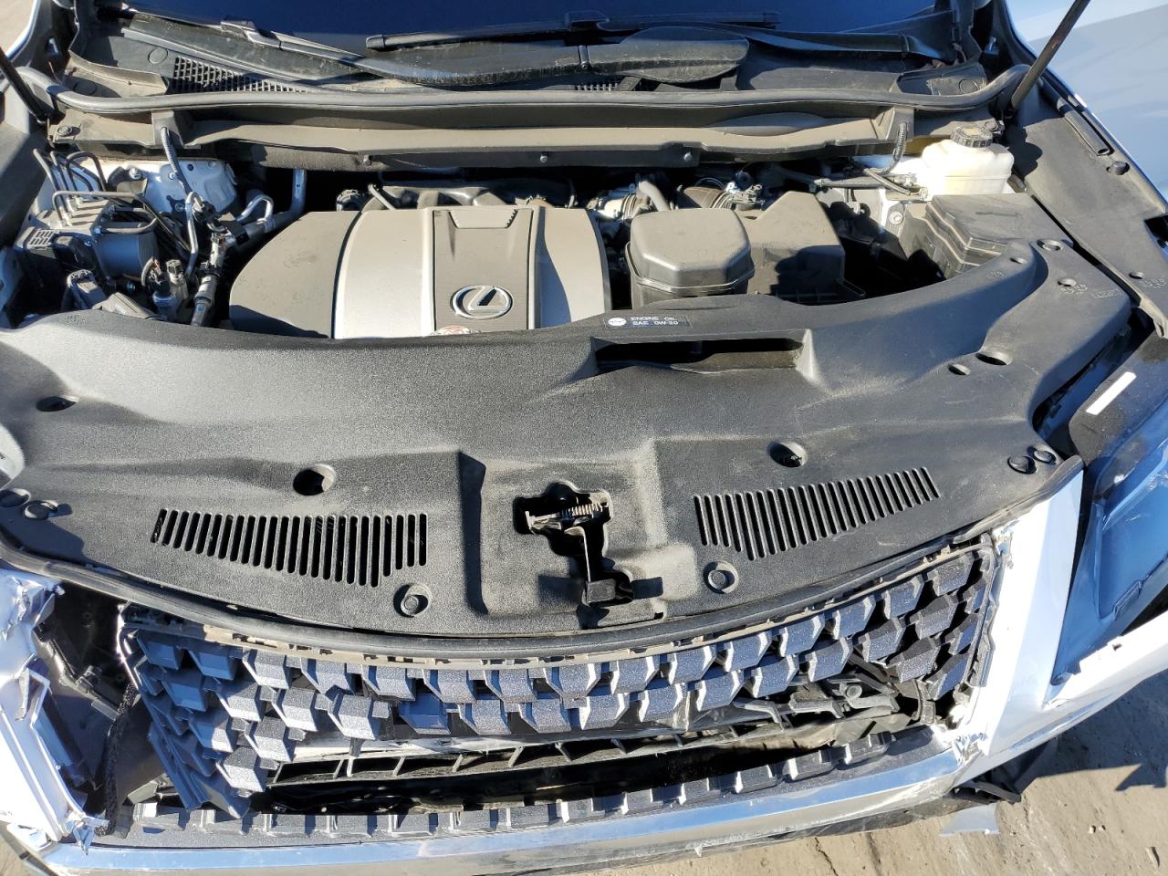 2022 Lexus RX VIN 2T2HZMDA2NC344733 Copart auction photo, front end / all over damage thumbnail 11