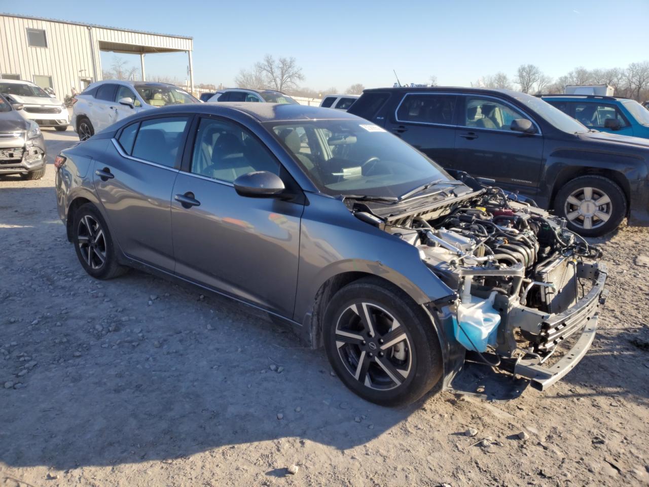 2024 Nissan Sentra VIN 3N1AB8CVXRY272078 Copart auction photo, front end damage thumbnail 4