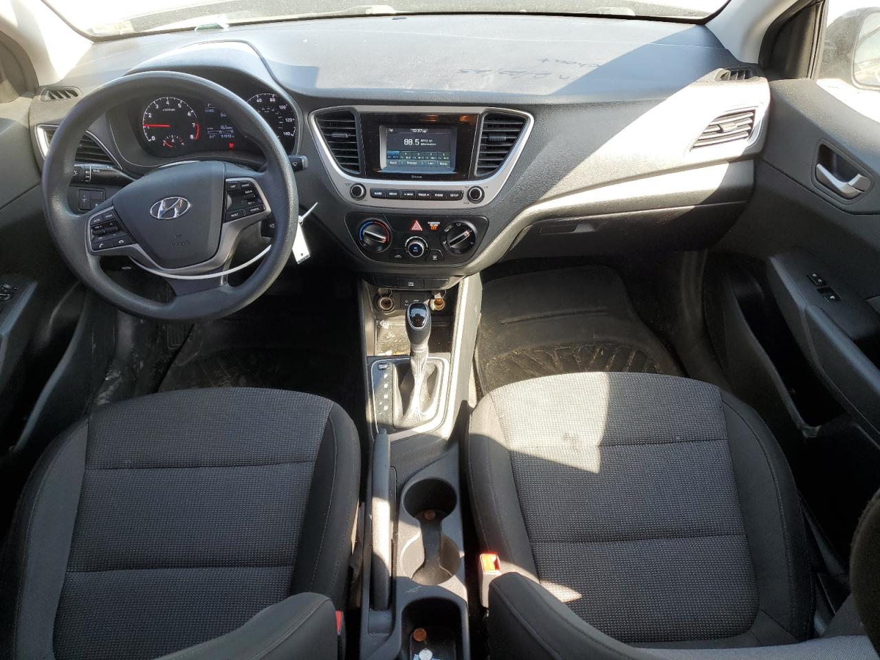 2019 Hyundai Accent VIN 3KPC24A35KE076086 Copart auction photo, front end / rear end damage thumbnail 8