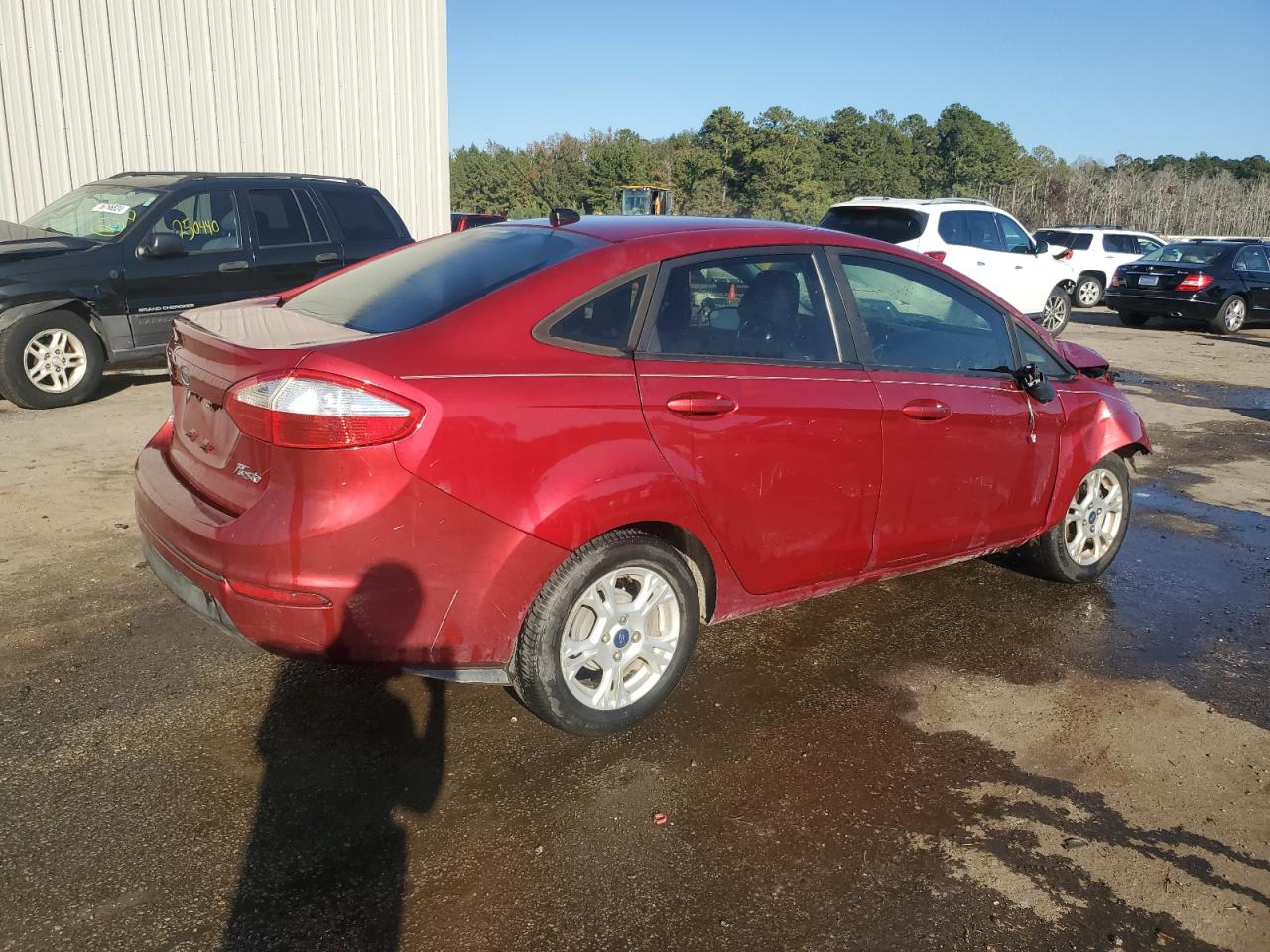 2016 Ford Fiesta VIN 3FADP4BJ2GM123063 Copart auction photo, front end / side damage thumbnail 3
