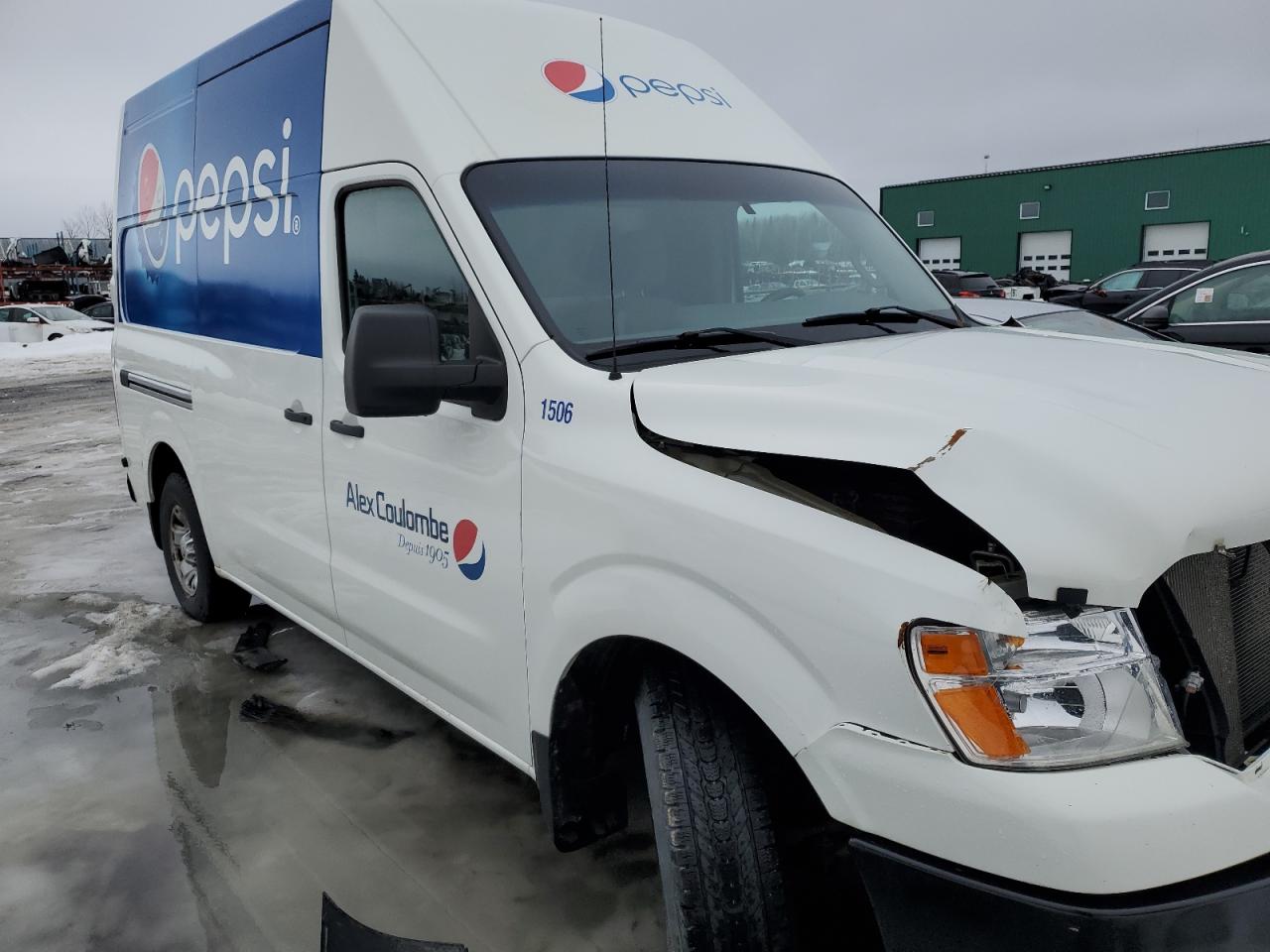 2015 Nissan NV VIN 1N6AF0LY7FN801117 Copart auction photo, front end damage thumbnail 4