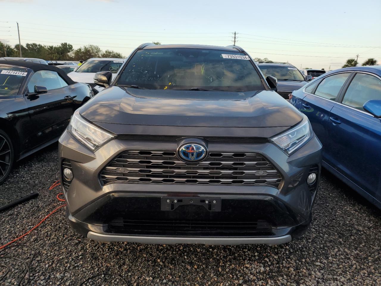 2020 Toyota RAV 4 VIN 2T3EWRFV9LW072584 Copart auction photo, water/flood damage thumbnail 5