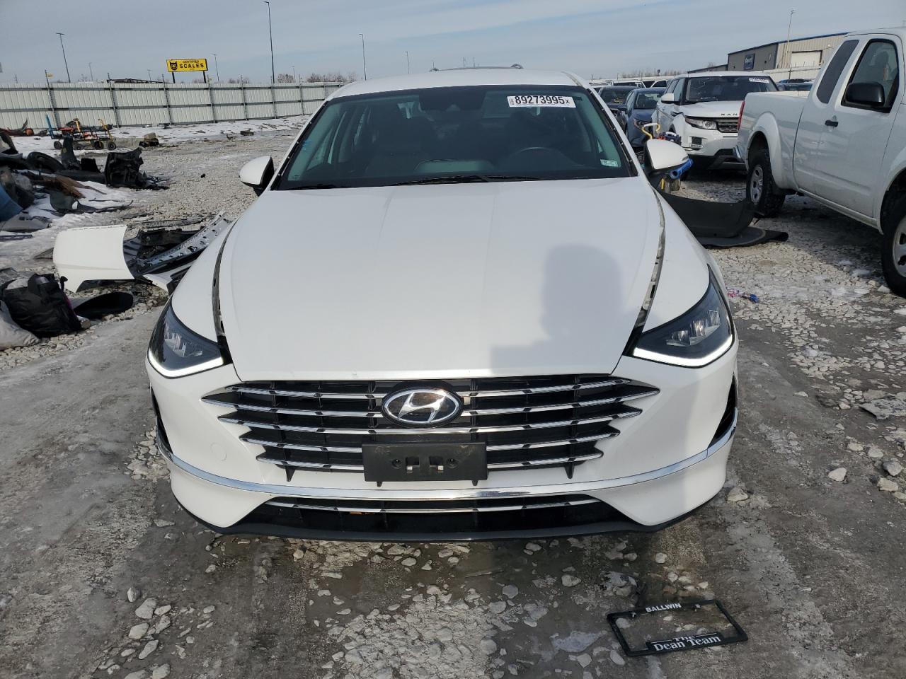 2021 Hyundai Sonata VIN KMHL34JJ1MA021289 Copart auction photo, rear end damage thumbnail 5