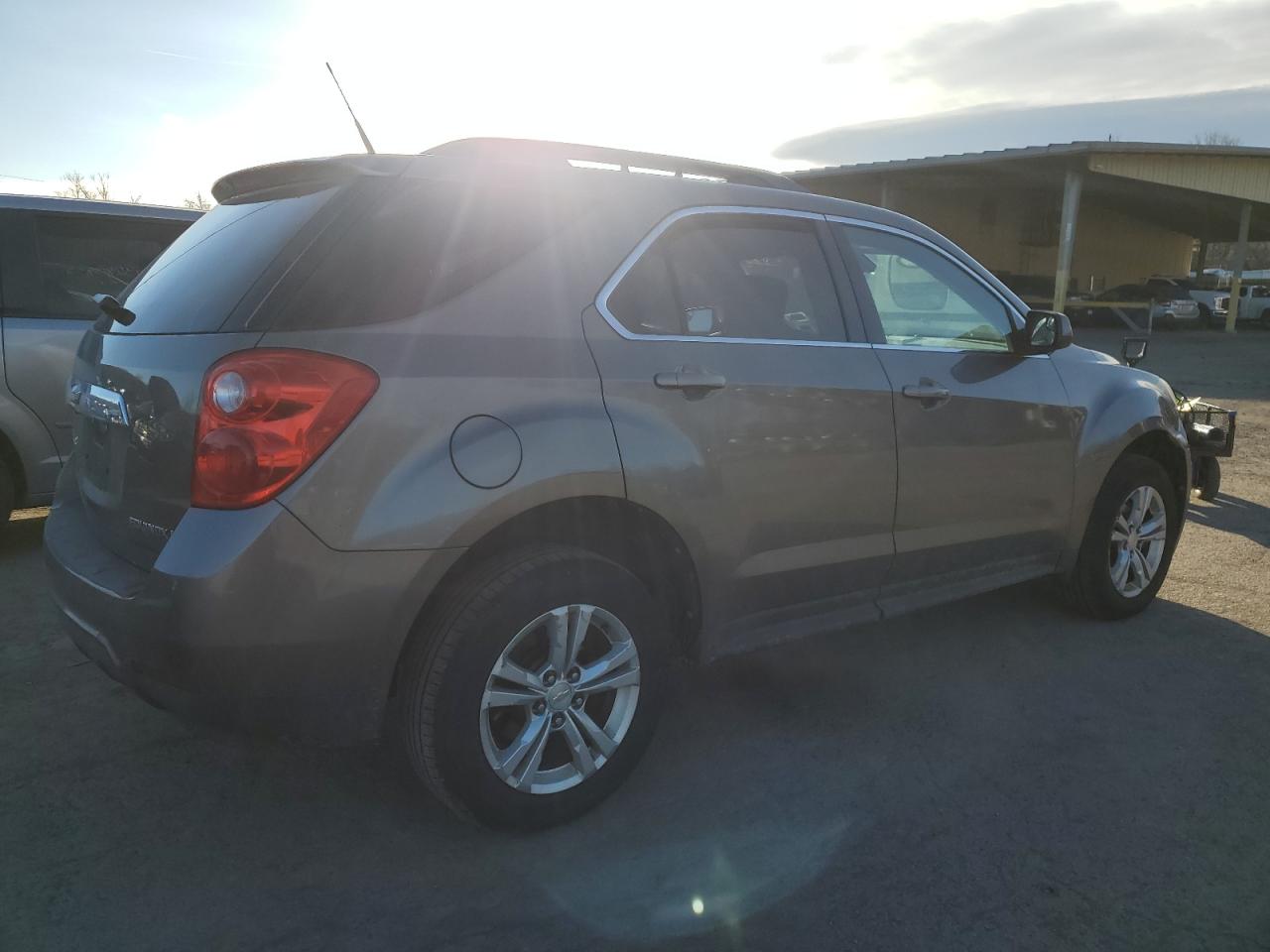 2012 Chevrolet Equinox VIN 2GNFLEEK5C6124678 Copart auction photo, side / front end damage thumbnail 3