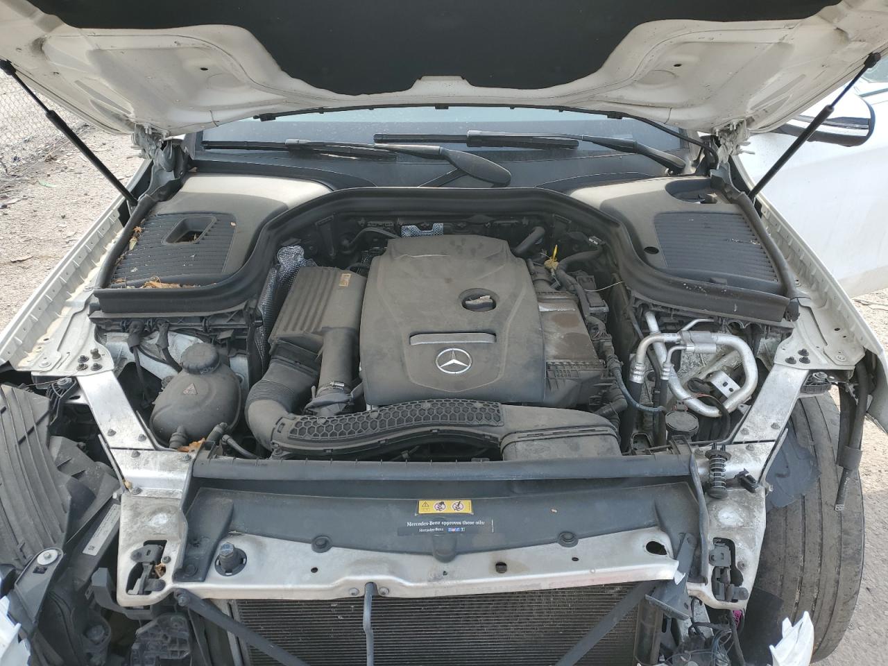 2018 Mercedes-Benz GLC VIN WDC0G4KB9JV066319 Copart auction photo, front end / side damage thumbnail 12