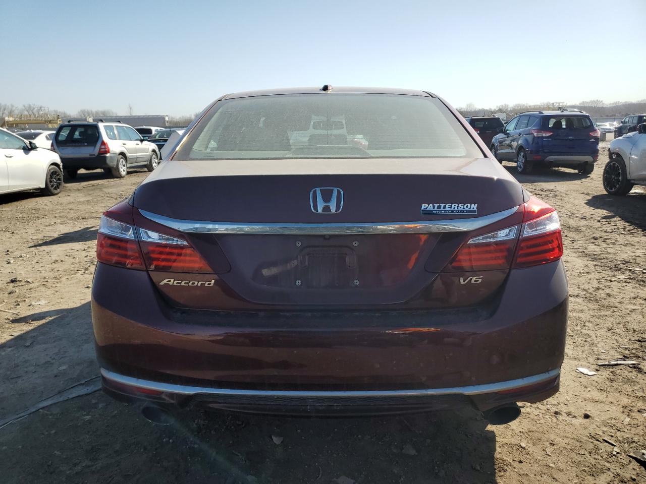 2016 Honda Accord VIN 1HGCR3F87GA009348 Copart auction photo, front end / undercarriage damage thumbnail 6
