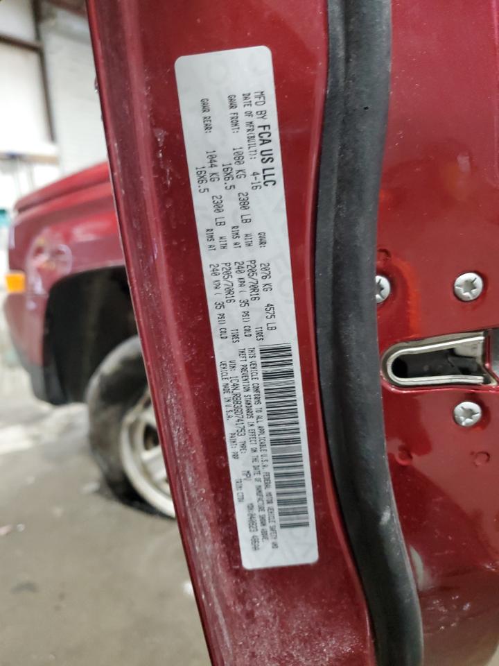2016 Jeep Liberty (Patriot) VIN 1C4NJRBB3GD741753 Copart auction photo, side damage thumbnail 13