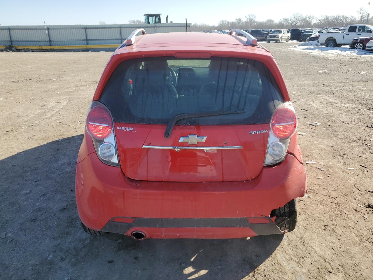2013 Chevrolet Spark VIN KL8CF6S94DC508298 Copart auction photo, rear end damage thumbnail 6