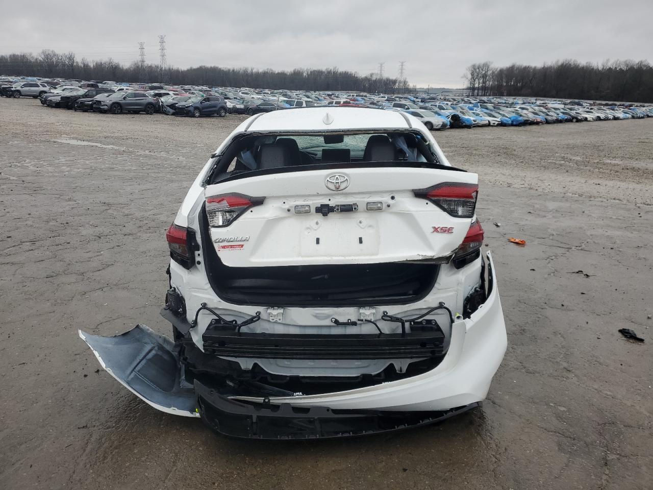 2024 Toyota Corolla VIN 5YFT4MCE6RP214297 Copart auction photo, rollover damage thumbnail 6