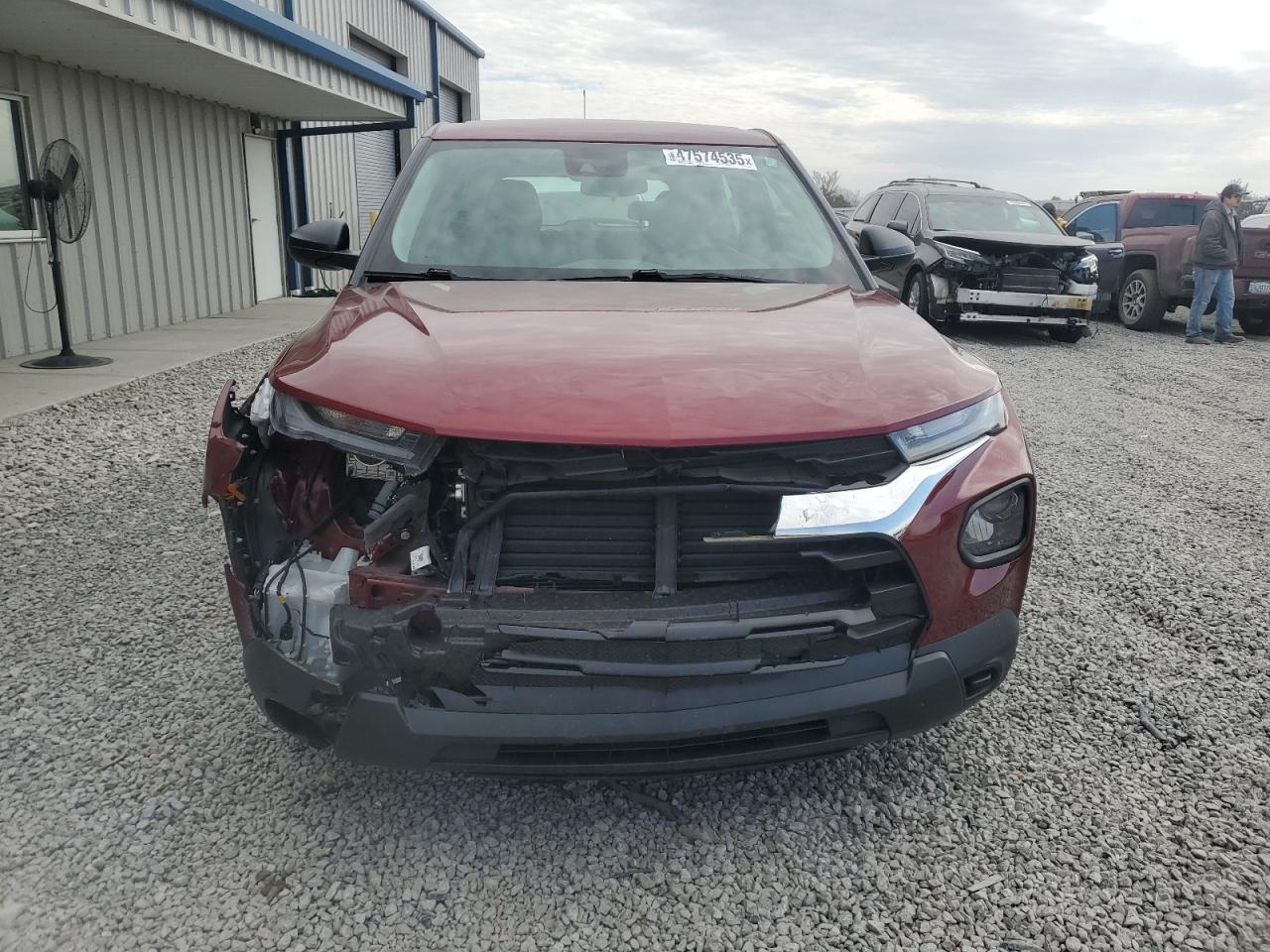 2023 Chevrolet TrailBlazer VIN KL79MMS28PB170202 Copart auction photo, front end damage thumbnail 5