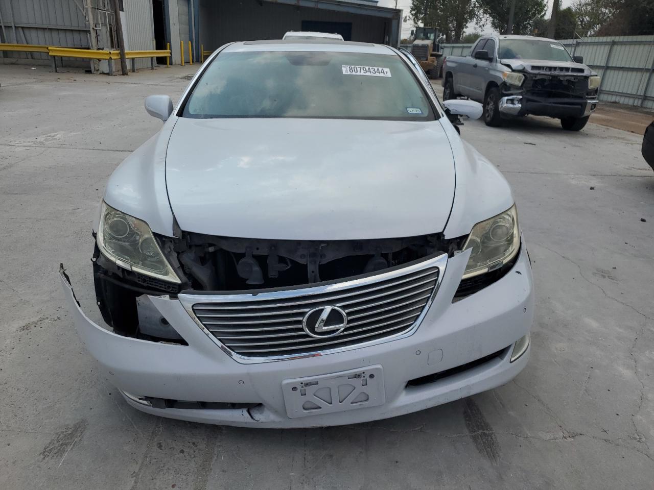 2008 Lexus LS VIN JTHBL46F785054394 Copart auction photo, all over damage thumbnail 5