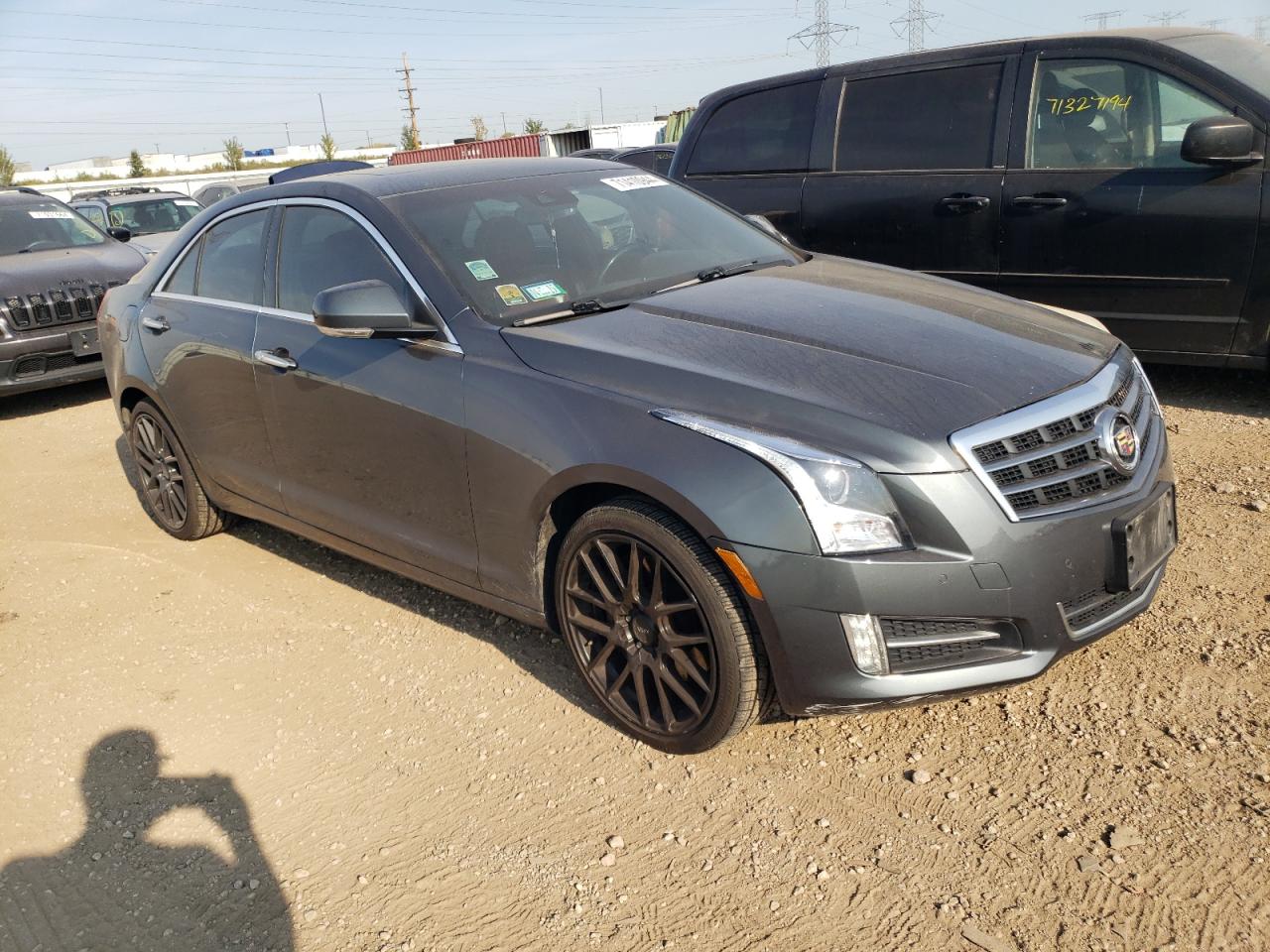 2013 Cadillac ATS VIN 1G6AL5SX6D0126424 Copart auction photo, side damage thumbnail 4