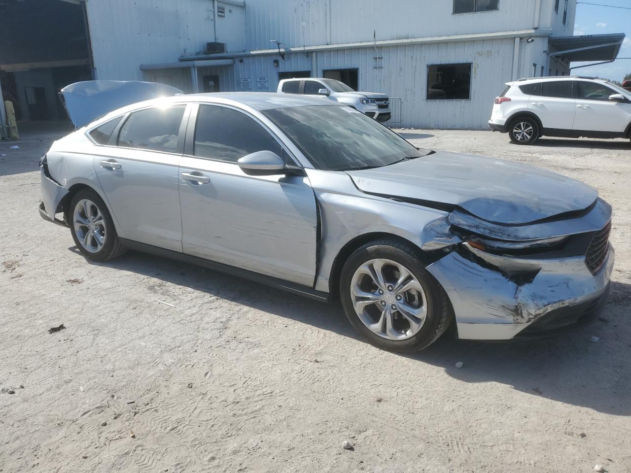 2023 Honda Accord VIN 1HGCY1F24PA016101 Copart auction photo, rear end / side damage thumbnail 4