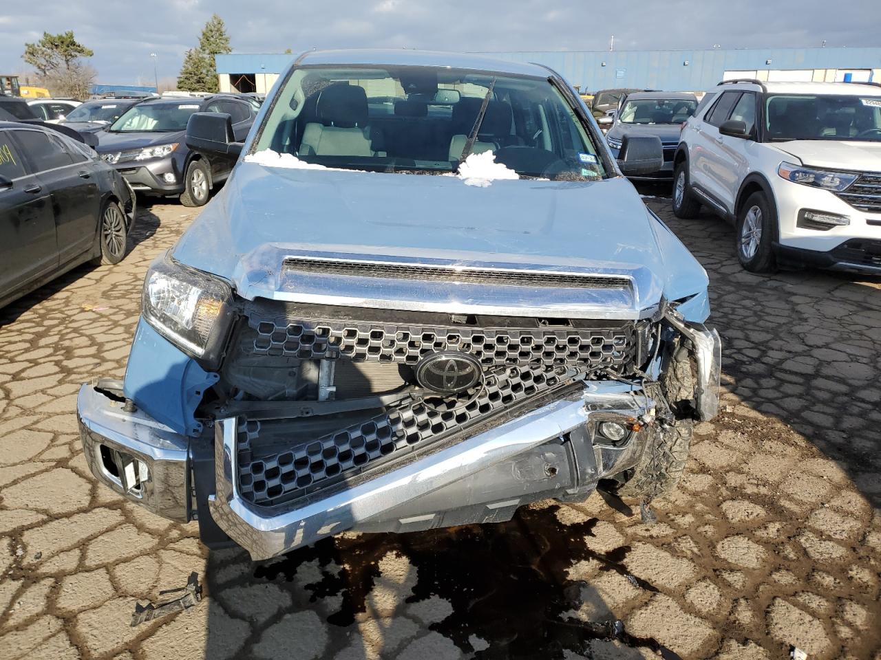 2020 Toyota Tundra VIN 5TFEY5F17LX259009 Copart auction photo, all over damage thumbnail 5