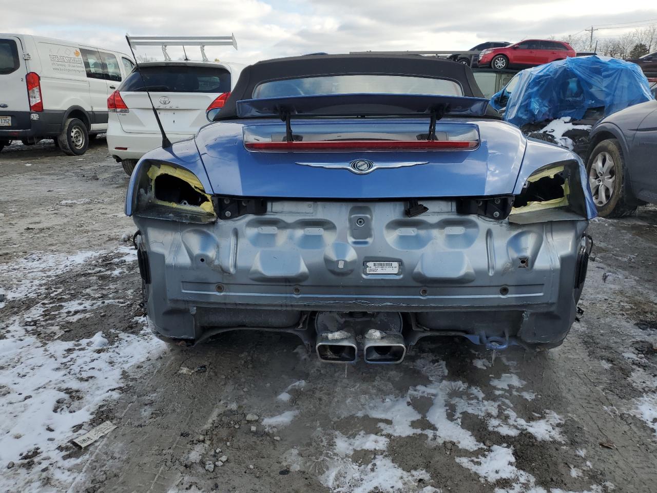 2005 Chrysler Crossfire VIN 1C3AN65LX5X057966 Copart auction photo, rear end damage thumbnail 6