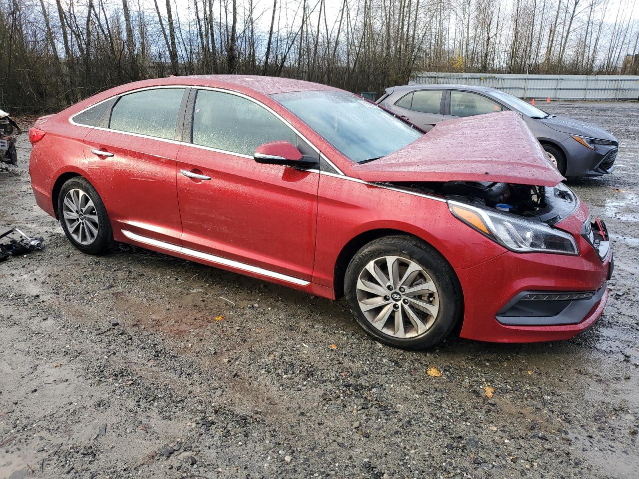 2015 Hyundai Sonata VIN 5NPE34AF9FH225231 Copart auction photo, front end damage thumbnail 4