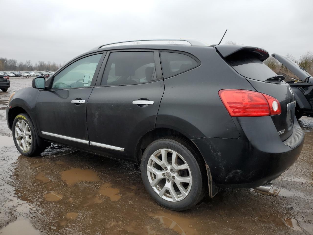 2011 Nissan Rogue VIN JN8AS5MV3BW676870 Copart auction photo, undercarriage / front end damage thumbnail 2
