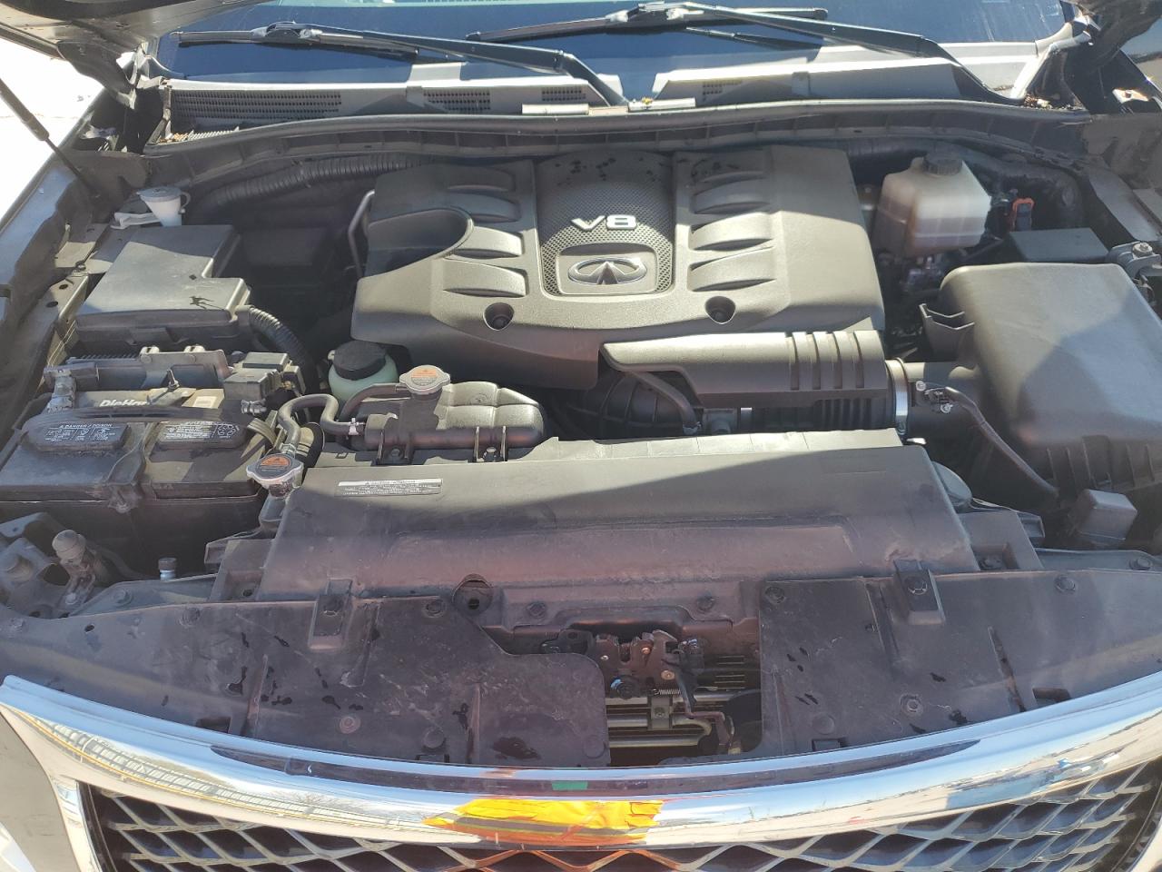 2015 Infiniti QX80 VIN JN8AZ2NF5F9570099 Copart auction photo, front end damage thumbnail 12