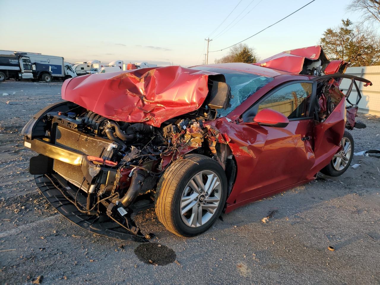 2019 Hyundai Elantra VIN 5NPD84LF1KH464101