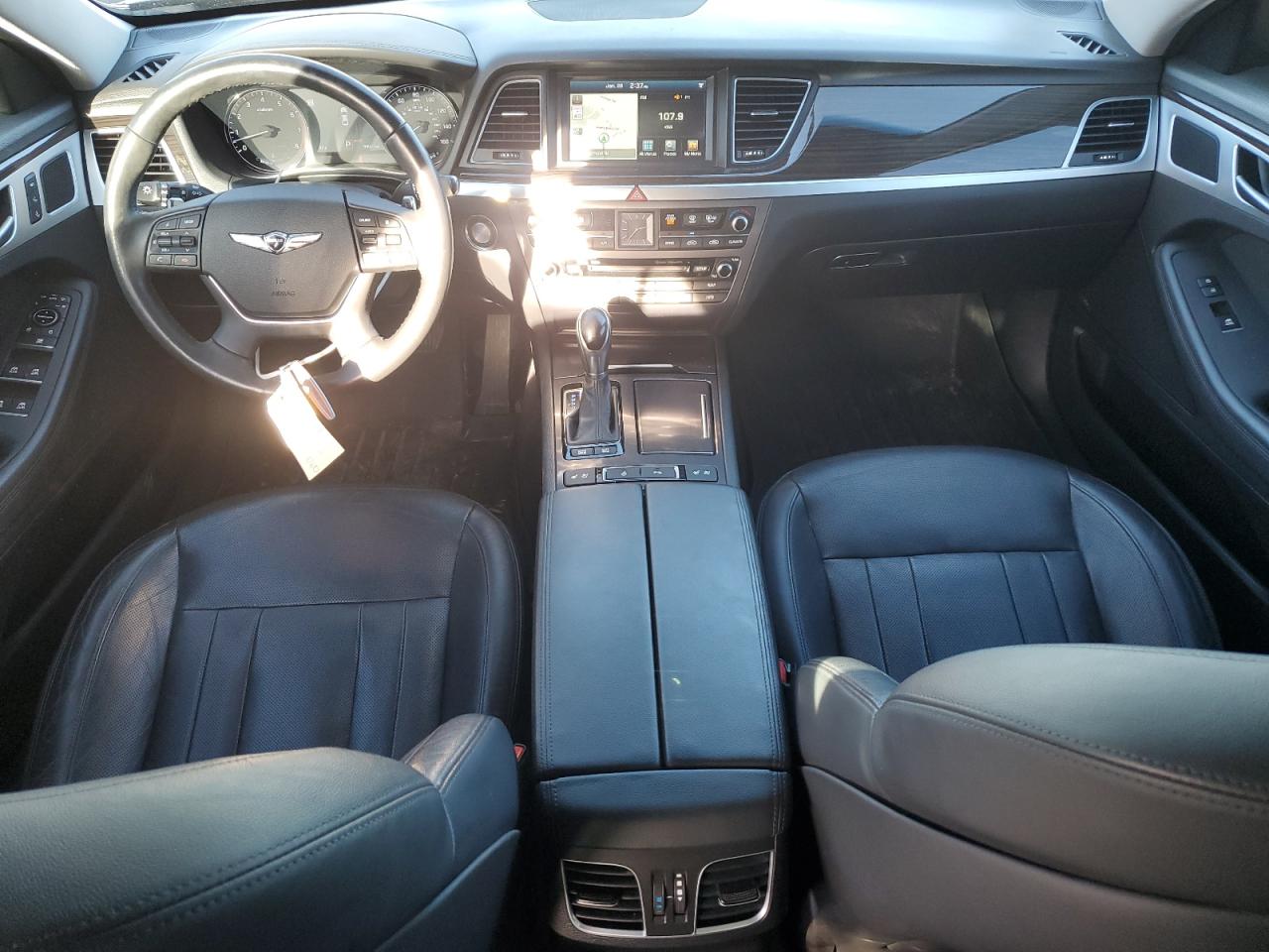 2017 Genesis G80 VIN KMHGN4JE4HU199054 Copart auction photo, side damage thumbnail 8