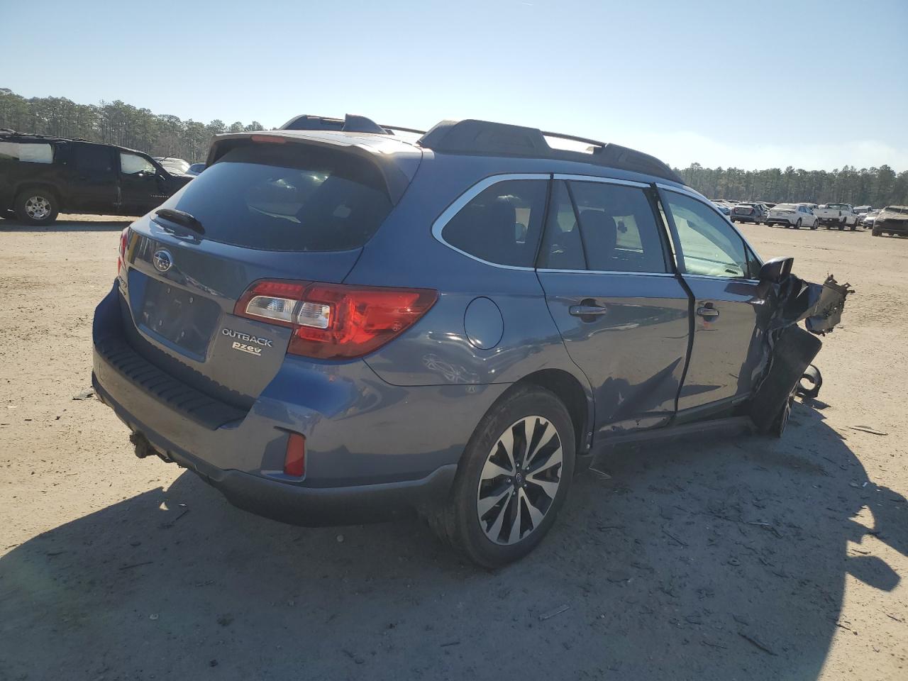 2017 Subaru Outback VIN 4S4BSAKC5H3274140 Copart auction photo, front end / side damage thumbnail 3