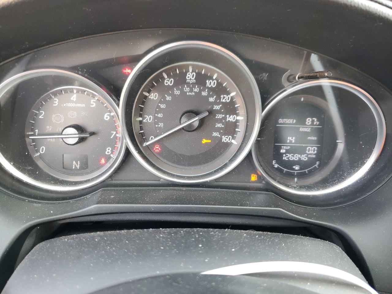 2016 Mazda 6 VIN JM1GJ1V57G1468785 Copart auction photo, front end / rear end damage thumbnail 9