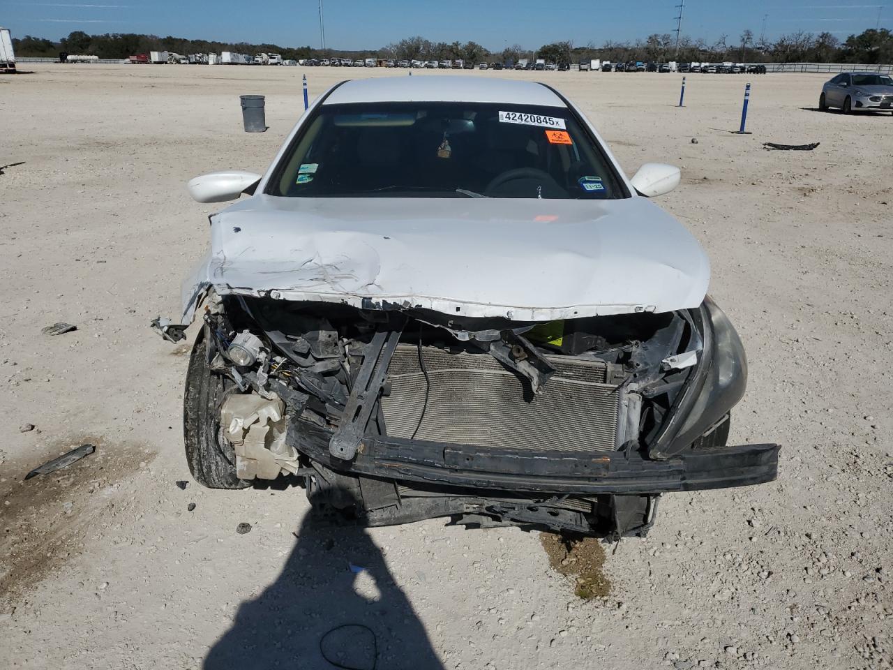 2013 Hyundai Sonata VIN 5NPEB4AC4DH732138 Copart auction photo, front end / side damage thumbnail 5