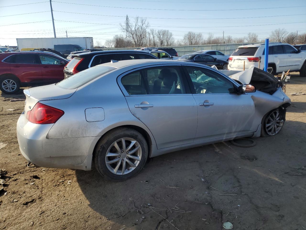 2008 Infiniti G VIN JNKBV61E38M224406 Copart auction photo, front end damage thumbnail 3