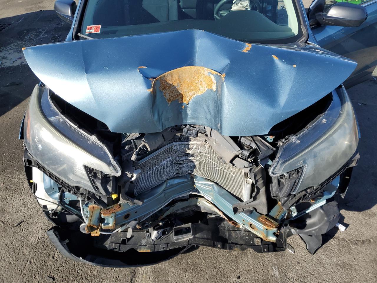 2014 Honda CR-V VIN 2HKRM4H33EH725832 Copart auction photo, front end / side damage thumbnail 12
