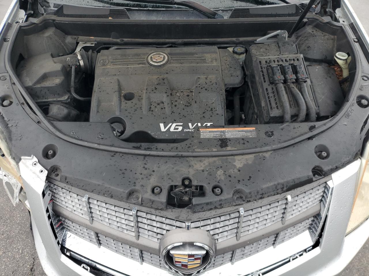 2012 Cadillac SRX VIN 3GYFNGE35CS536439 Copart auction photo, front end / side damage thumbnail 12