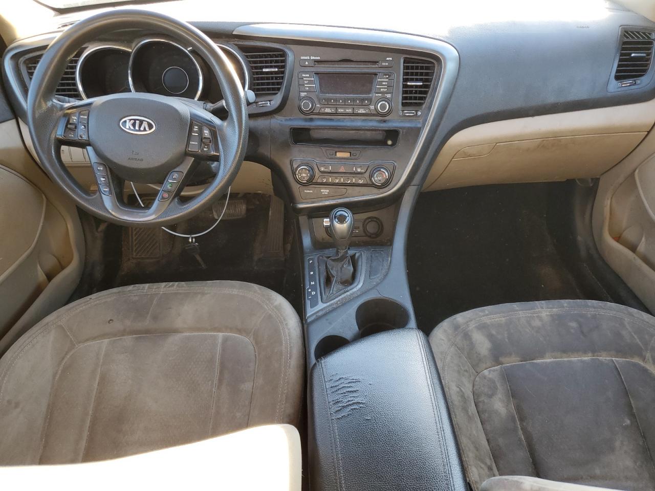 2011 KIA Optima VIN KNAGM4A70B5091716 Copart auction photo, side damage thumbnail 8