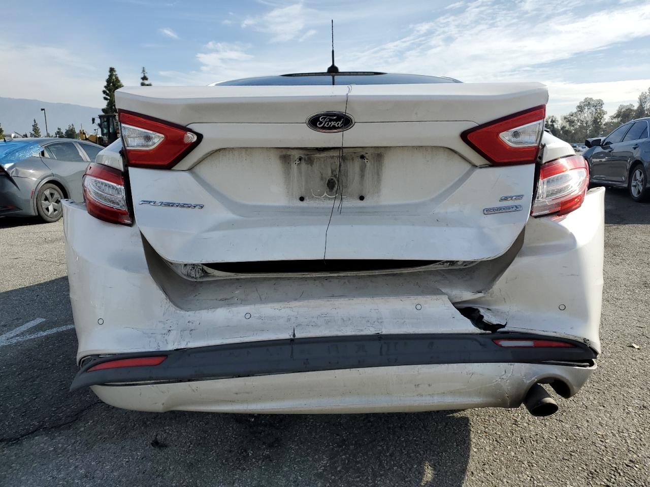 2016 Ford Fusion VIN 3FA6P0HD3GR194407 Copart auction photo, rear end / front end damage thumbnail 6