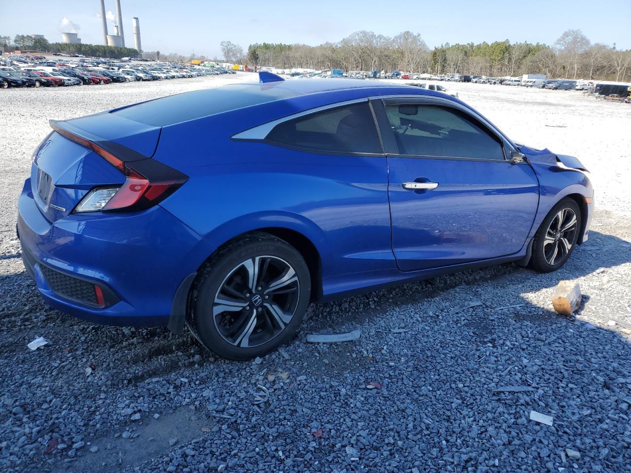 2016 Honda Civic VIN 2HGFC3B98GH353382 Copart auction photo, front end / side damage thumbnail 3