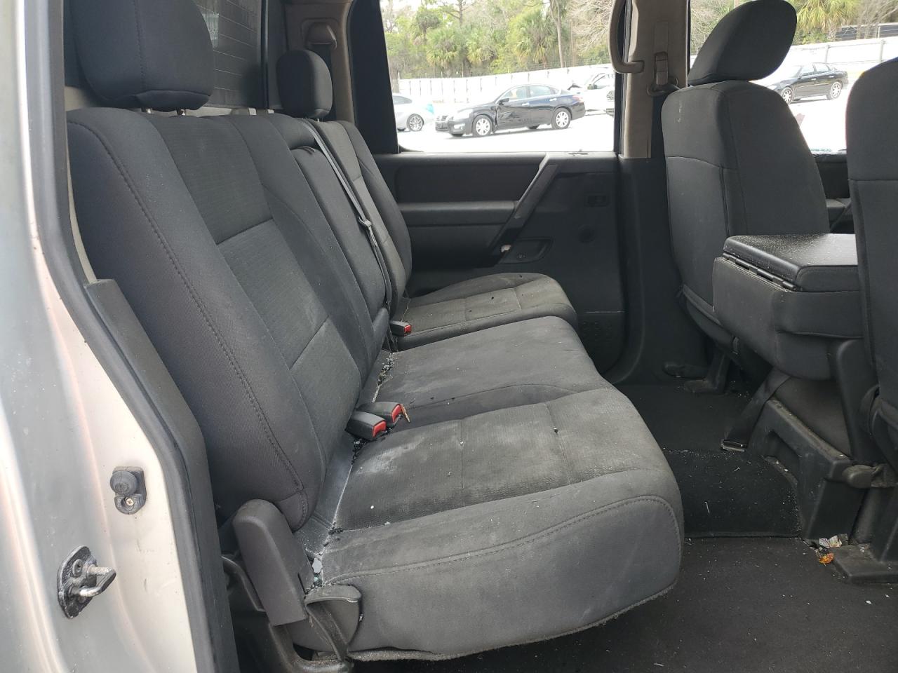 2008 Nissan Titan VIN 1N6AA07DX8N337913 Copart auction photo, burn damage thumbnail 10