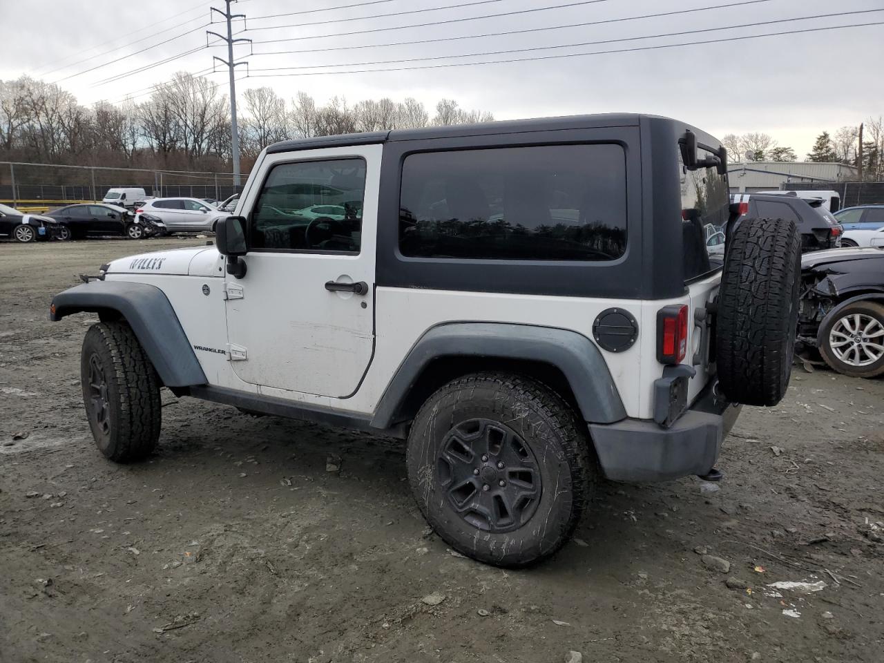 2015 Jeep Wrangler VIN 1C4AJWAG1FL525429 Copart auction photo, front end / minor dent/scratches damage thumbnail 2