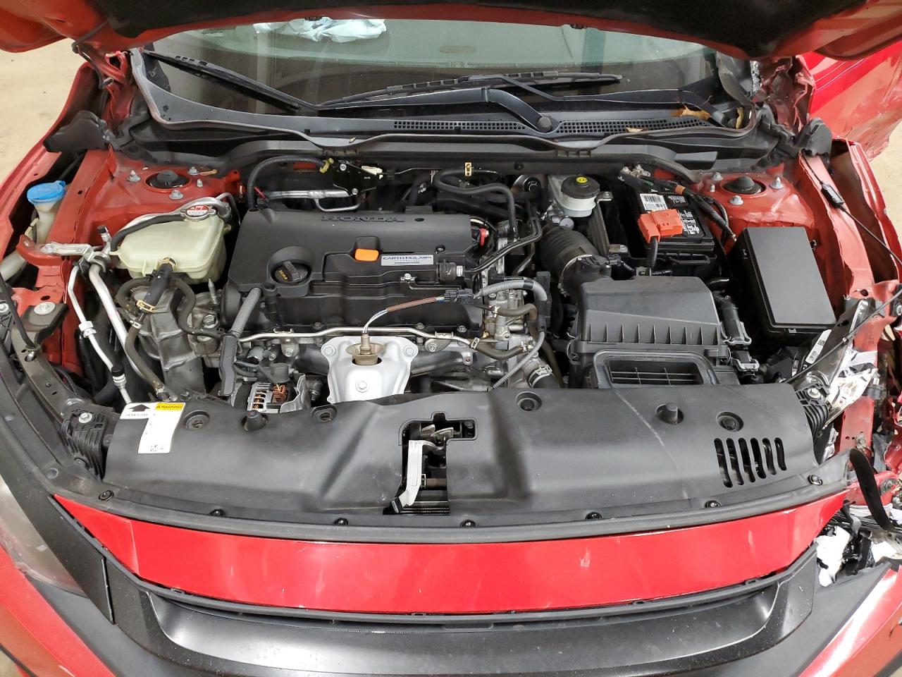 2016 Honda Civic VIN 2HGFC2F54GH577069 Copart auction photo, front end / side damage thumbnail 13