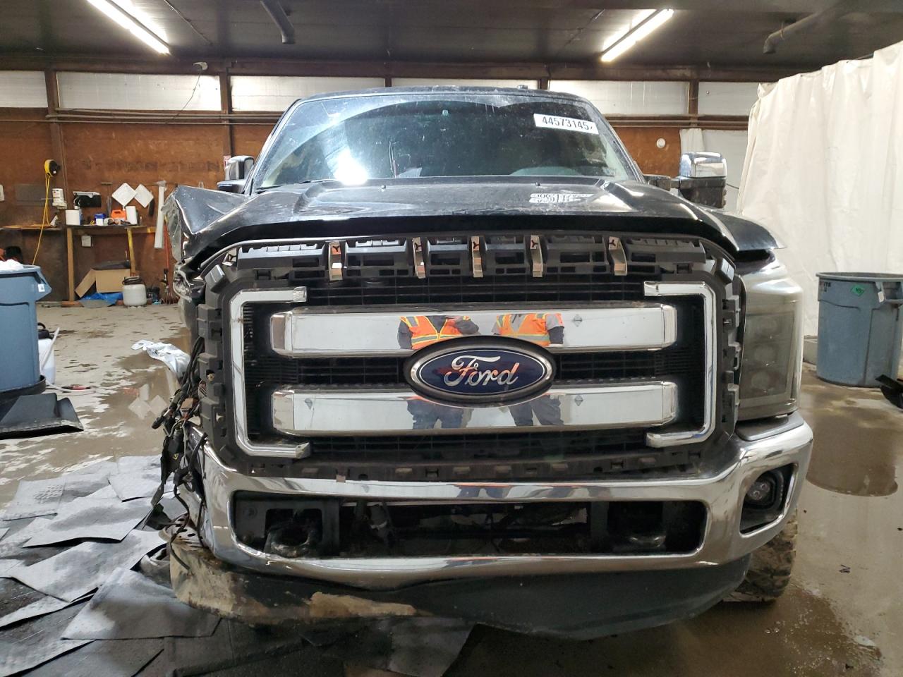 2011 Ford F350 VIN 1FT8W3BT1BEB65054 Copart auction photo, side / front end damage thumbnail 5