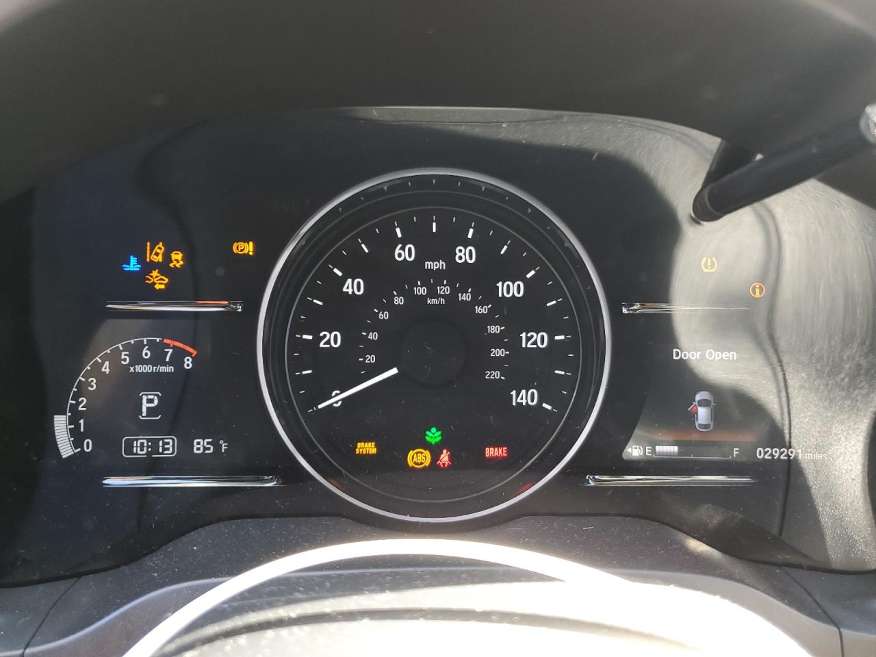 2020 Honda HR-V VIN 3CZRU6H54LM722940 Copart auction photo, rear end damage thumbnail 9