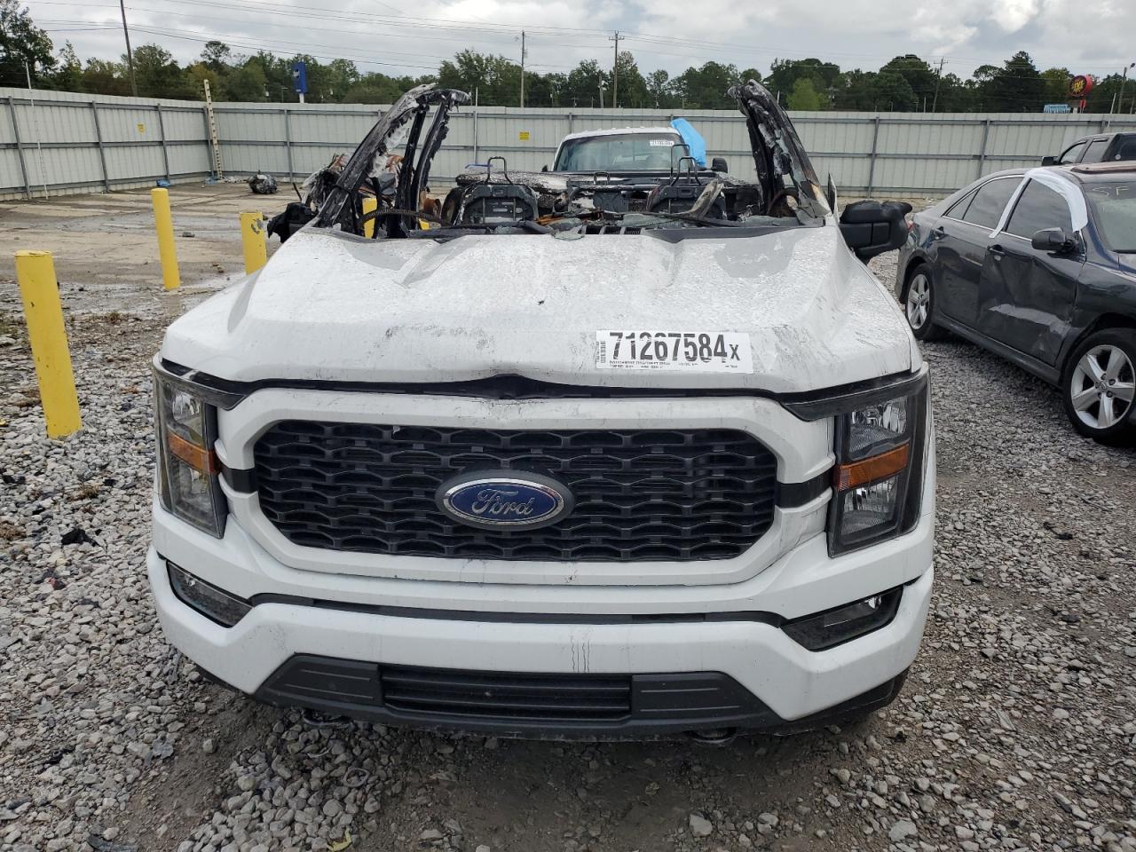 2023 Ford F-150 VIN 1FTFW1E50PKF68234 Copart auction photo, burn damage thumbnail 5