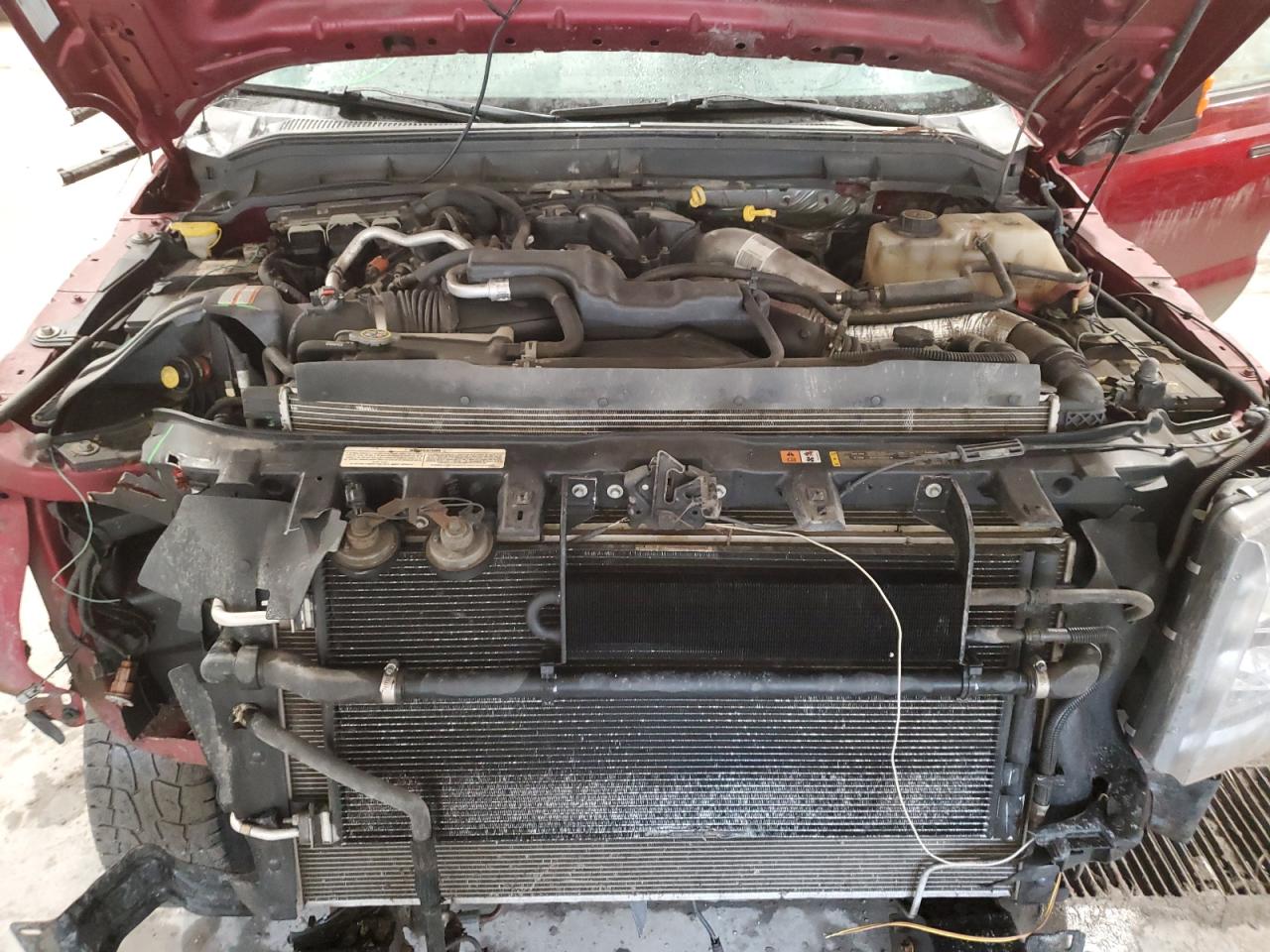 2016 Ford F350 VIN 1FT8W3BT0GEA77491 Copart auction photo, front end / side damage thumbnail 11