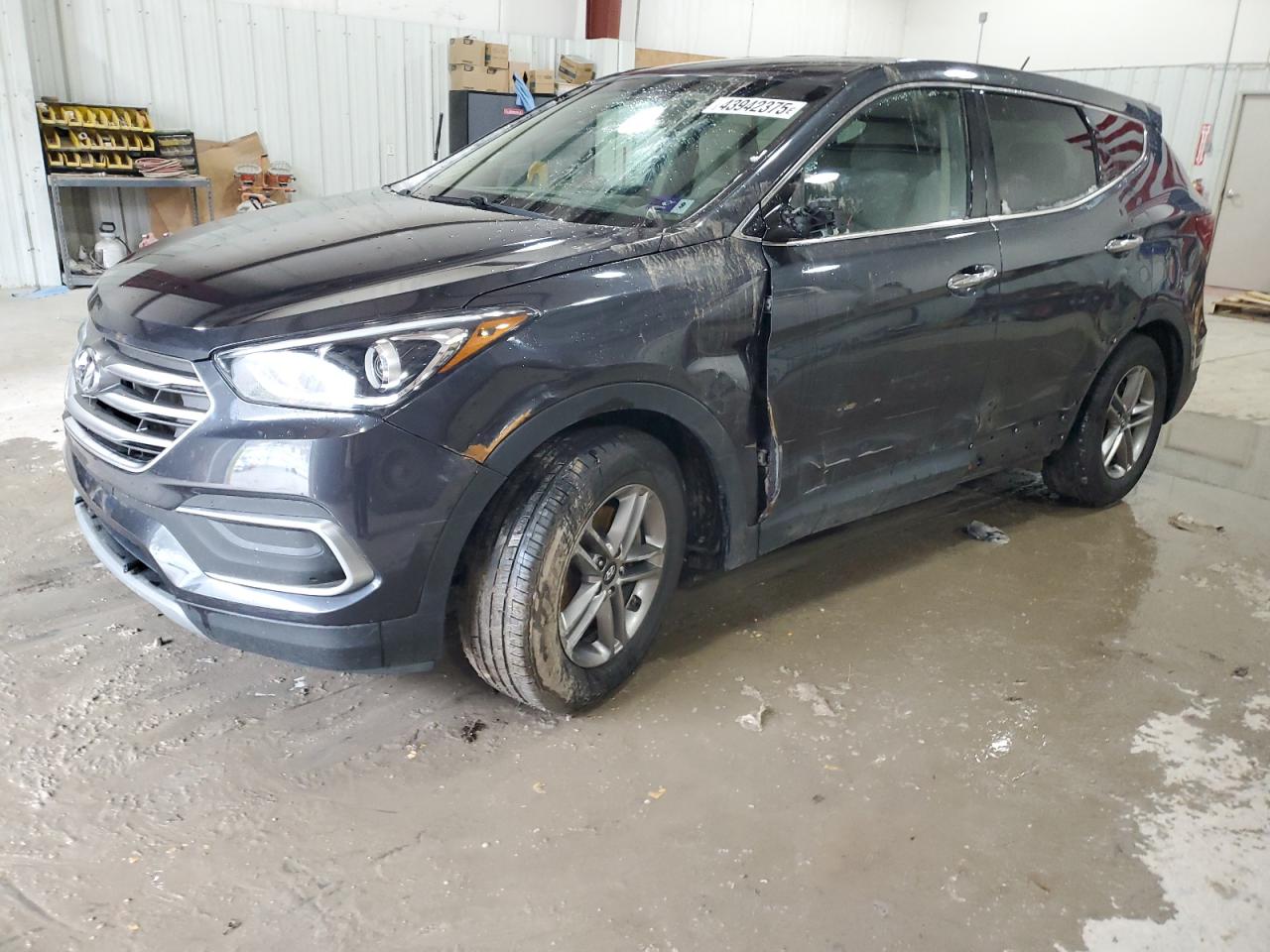 2018 Hyundai Santa Fe VIN 5XYZT3LB3JG571720 - Copart auction photo