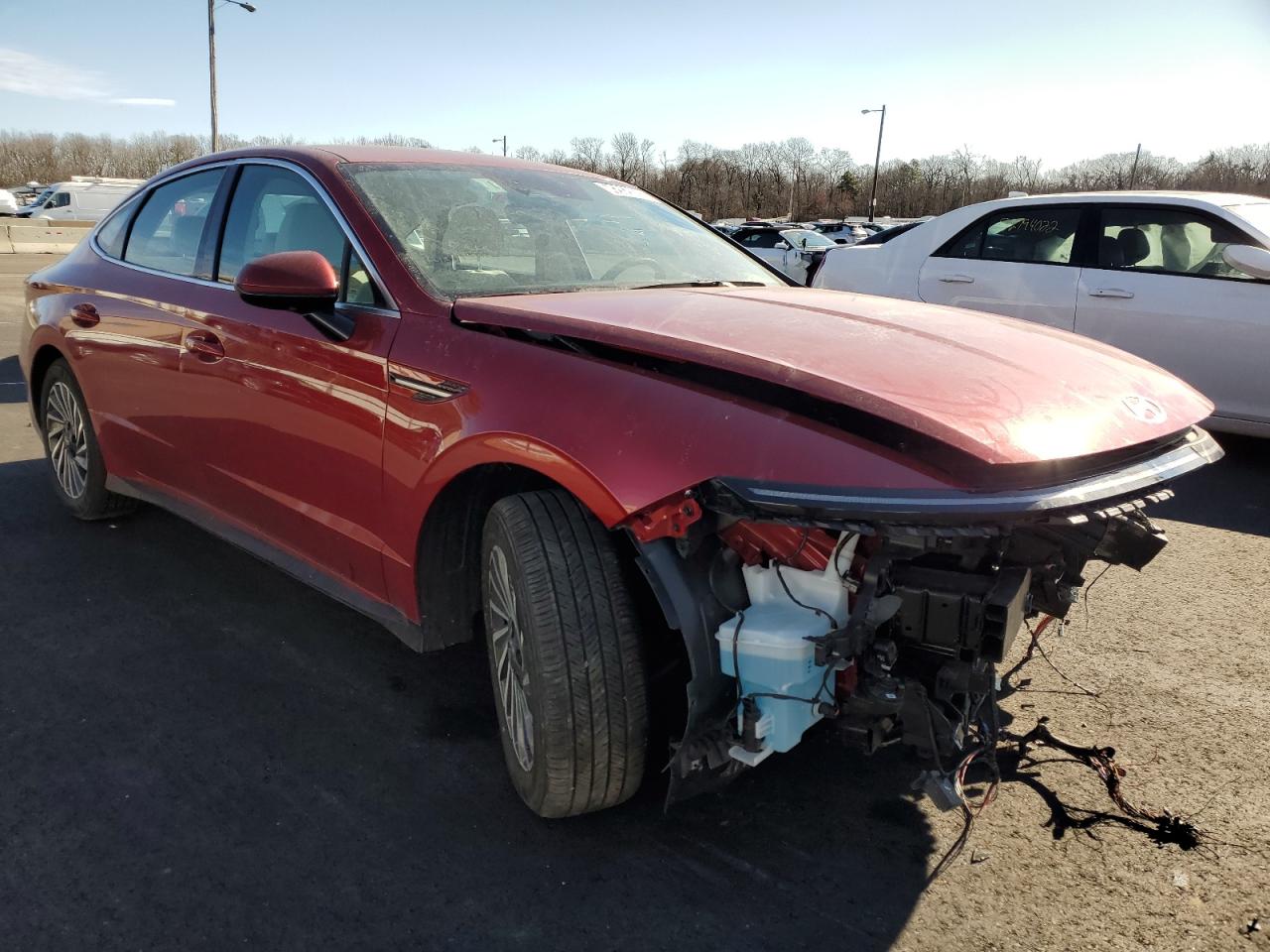 2024 Hyundai Sonata VIN KMHL34JJ3RA094610 Copart auction photo, front end / minor dent/scratches damage thumbnail 4