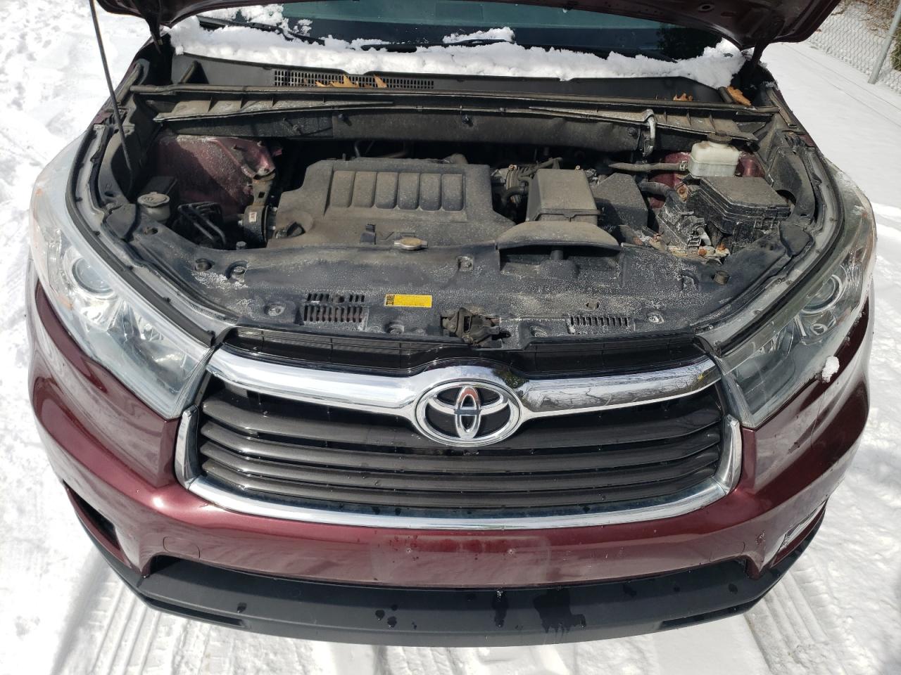 2014 Toyota Highlander VIN 5TDDKRFH9ES031748 Copart auction photo, side / front end damage thumbnail 12