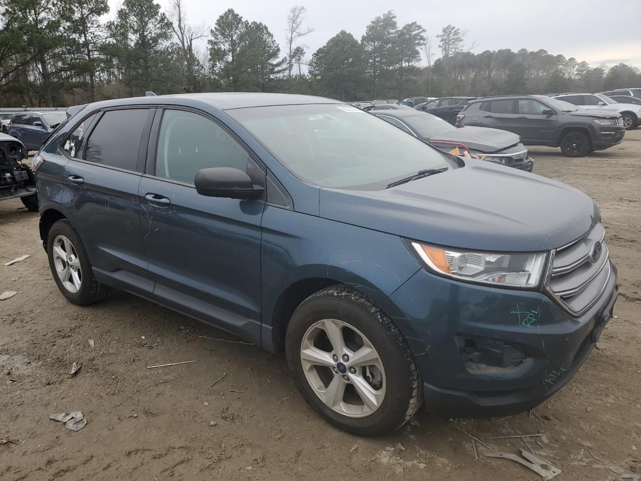 2016 Ford Edge VIN 2FMPK4G95GBC57616 Copart auction photo, rear end / front end damage thumbnail 4
