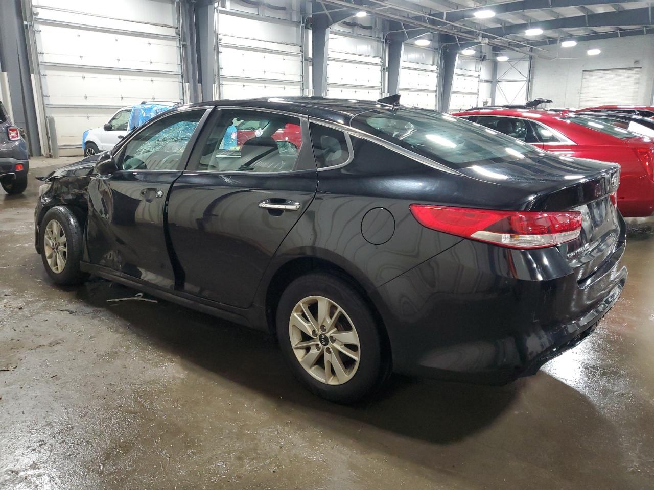 2018 KIA Optima VIN 5XXGT4L38JG220151 Copart auction photo, all over damage thumbnail 2