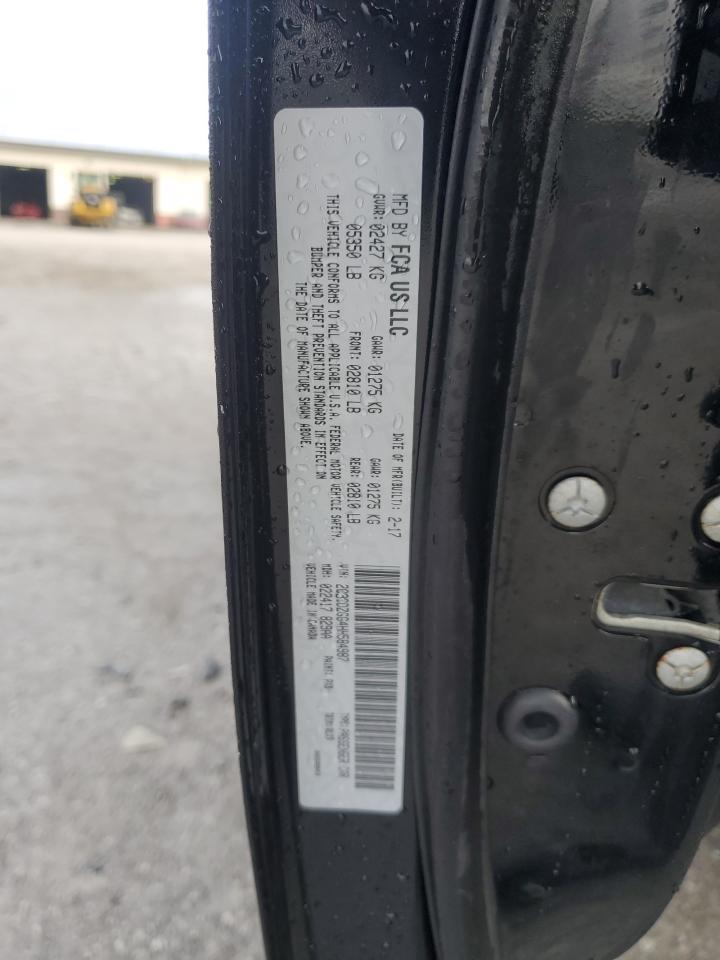 2017 Dodge Challenger VIN 2C3CDZGG4HH584987 Copart auction photo, front end / undercarriage damage thumbnail 14