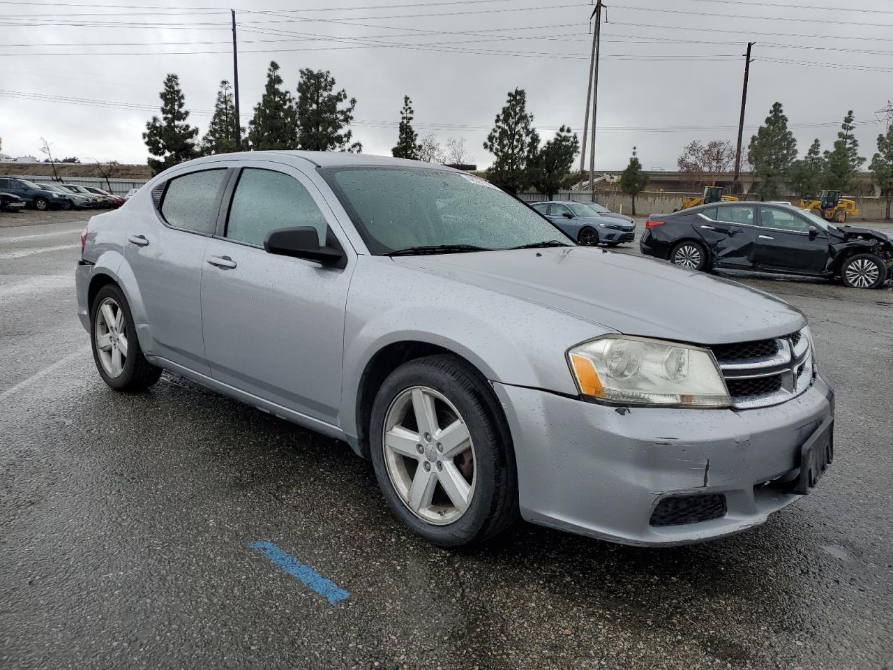 2013 Dodge Avenger VIN 1C3CDZABXDN589285 Copart auction photo, front end / rear end damage thumbnail 4